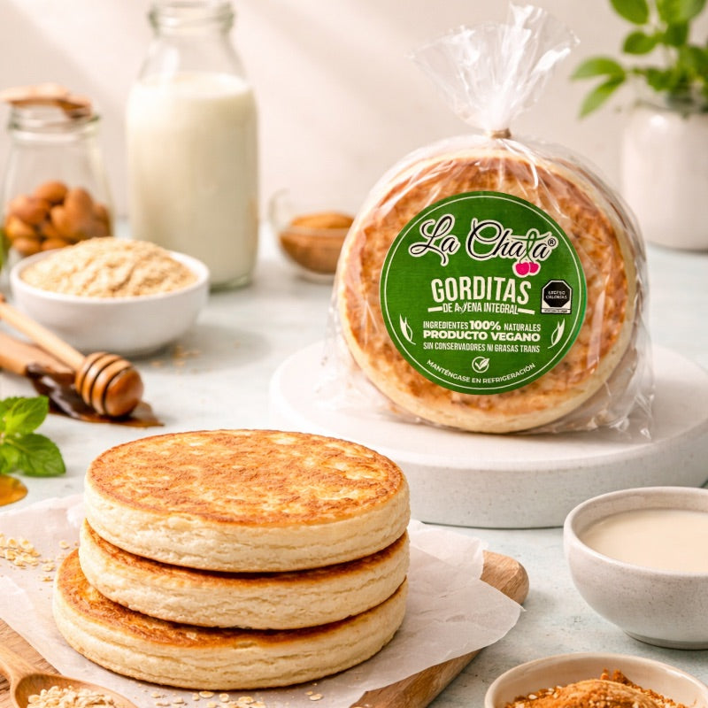 Gorditas Naturales de Avena Integral