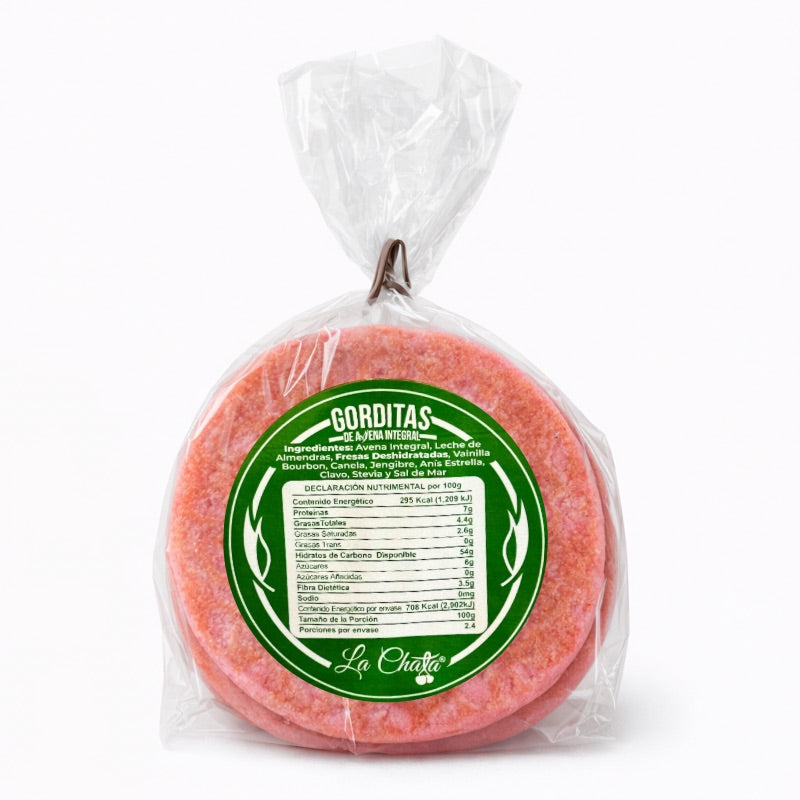 Gorditas de Fresa de Avena Integral